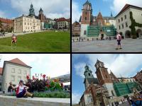 WAWEL- lanse na dziedzińcu