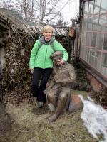 Spokojny pan z szachami