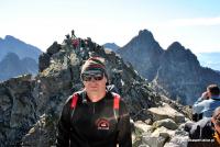 Andrzej prowadzi na Rysy słowackie