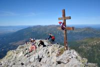 Narodowa góra Słowacji a krzyż jakby Świętokrzyski