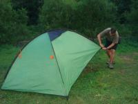 Tomek rozkłada nasz domek ;)