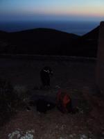 Tu spaliśmy, zdjęcie zrobione o świcie, obok klasztoru Guvernetou