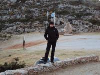 Tu spaliśmy, zdjęcie zrobione o świcie, obok klasztoru Guvernetou