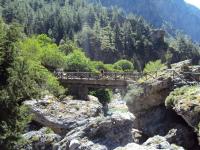 Wąwóz Samaria, połowa trasy 