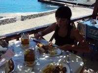 Agia Roumeli, obiadek w tawernie