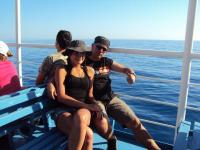 Płyniemy promem w kierunku miasteczka Hora Sfakion 