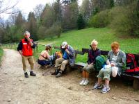 odpoczynek na przełęczy Szopka