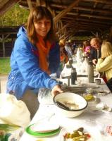 Marzena prezentuje tłuszczyk Uli; szkoda, ze nie da go się posmakować i powąchać! (A.H.)