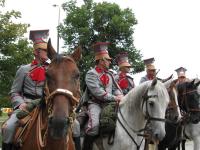 Marsz Szlakiem I Kompanii Kadrowej - fotorelacja z wejścia uczestników marszu do Kielc - J. Pabian