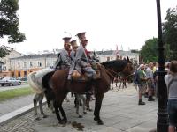 Marsz Szlakiem I Kompanii Kadrowej - fotorelacja z wejścia uczestników marszu do Kielc - J. Pabian