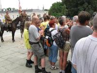 Marsz Szlakiem I Kompanii Kadrowej - fotorelacja z wejścia uczestników marszu do Kielc - J. Pabian