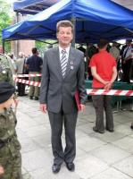 Marsz Szlakiem I Kompanii Kadrowej - fotorelacja z wejścia uczestników marszu do Kielc - J. Pabian