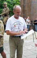 Marsz Szlakiem I Kompanii Kadrowej - fotorelacja z wejścia uczestników marszu do Kielc - J. Pabian