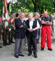 Marsz Szlakiem I Kompanii Kadrowej - fotorelacja z wejścia uczestników marszu do Kielc - J. Pabian