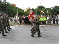 Marsz Szlakiem I Kompanii Kadrowej - fotorelacja z wejścia uczestników marszu do Kielc - J. Pabian