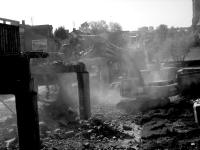 WIELKIE WYBURZANIE wiaduktu na 1 maja11 MAJA 2011