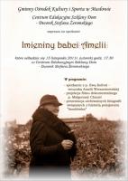 imieniny Amelii w Szklanym Domu 15.11.2011