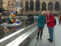 przed centrum Pompidou