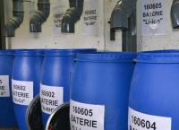 sortowanie zużytych baterii