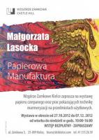 27 i 28 października - PAPIEROWA MANUFAKTURA