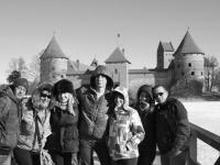 Wilno i Troki wczesną wiosną 2011, wycieczka kursu pilotów.