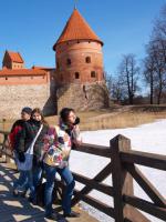 Wilno i Troki wczesną wiosną 2011, wycieczka kursu pilotów.