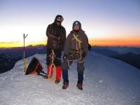 Na szczycie Mont Blanc