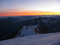 Widok ze szczytu Mont Blanc 