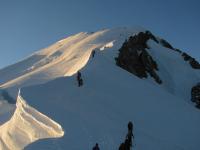 Podczas zejścia widok na Blanca