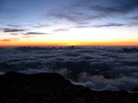 Zachód słońca nad Tete Rousse