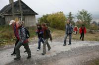 30-10-2011 Wycieczka KTP Przygoda: Oś. Podkarczówka - Karczówka - Brusznia - Biesak - Stadion Leśny - Pakosz.  