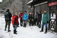 03-02-2013 Zimowe wejście na Łysicę – Trasa Klubu Górskiego PTTK Kielce 