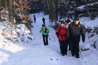 28-01-2012 Zimowy spacer po Suchedniowsko-Oblęgorskim Parku Krajobrazowym, czyli sobotnia wędrówka z „deptaczami Darka” 