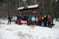 03-02-2013 Zimowe wejście na Łysicę – Trasa Klubu Górskiego PTTK Kielce 