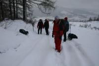 21/22-01-2012 Wyjazd Klubu Górskiego w Beskid Sądecki.