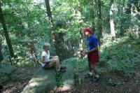 17-06-2012 Wspólna wycieczka KG PTTK Kielce i „Deptaczy” na Górę Dobrzeszowską.  