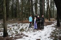 03-02-2013 Zimowe wejście na Łysicę – Trasa Klubu Górskiego PTTK Kielce 