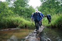 Organizatorzy nieszczędną nam różnych niespodzianek. Tu przychodzi nam z pomocą zmysł inżynierski Zdzicha 