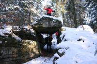 28-01-2012 Zimowy spacer po Suchedniowsko-Oblęgorskim Parku Krajobrazowym, czyli sobotnia wędrówka z „deptaczami Darka” 