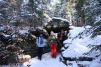 28-01-2012 Zimowy spacer po Suchedniowsko-Oblęgorskim Parku Krajobrazowym, czyli sobotnia wędrówka z „deptaczami Darka” 