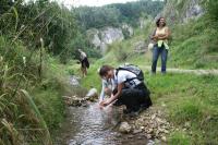 a w dolinie płynie strumyk w którym możemy umyć zabłocone dłonie