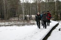 03-02-2013 Zimowe wejście na Łysicę – Trasa Klubu Górskiego PTTK Kielce 