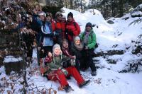 28-01-2012 Zimowy spacer po Suchedniowsko-Oblęgorskim Parku Krajobrazowym, czyli sobotnia wędrówka z „deptaczami Darka” 