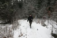 03-02-2013 Zimowe wejście na Łysicę – Trasa Klubu Górskiego PTTK Kielce 