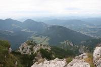 Widok z Wielkiego Rozsutca w kierunku na Stefanową.