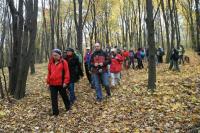 30-10-2011 Wycieczka KTP Przygoda: Oś. Podkarczówka - Karczówka - Brusznia - Biesak - Stadion Leśny - Pakosz.  