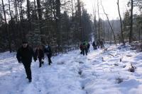 28-01-2012 Zimowy spacer po Suchedniowsko-Oblęgorskim Parku Krajobrazowym, czyli sobotnia wędrówka z „deptaczami Darka” 