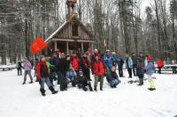 03-02-2013 Zimowe wejście na Łysicę – Trasa Klubu Górskiego PTTK Kielce 