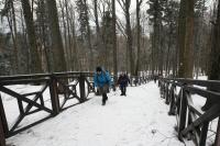 03-02-2013 Zimowe wejście na Łysicę – Trasa Klubu Górskiego PTTK Kielce 