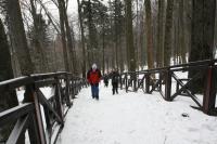 03-02-2013 Zimowe wejście na Łysicę – Trasa Klubu Górskiego PTTK Kielce 